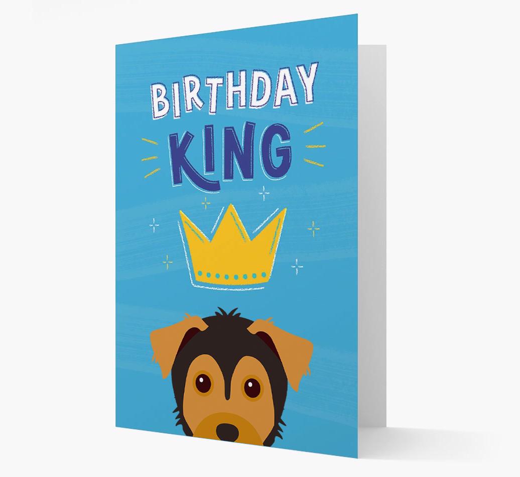 Birthday King: Personalized {breedFullName} Card