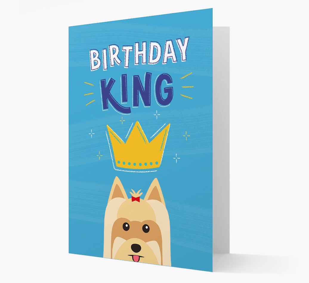 Birthday King: Personalised {breedFullName} Card