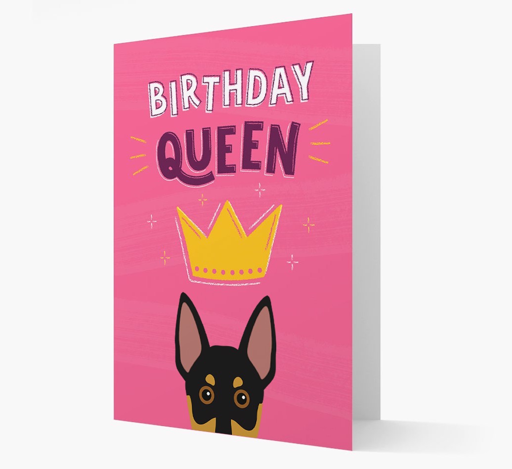 Birthday Queen: Personalised {breedFullName} Card