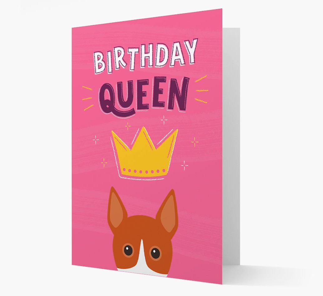 Birthday Queen: Personalised {breedFullName} Card