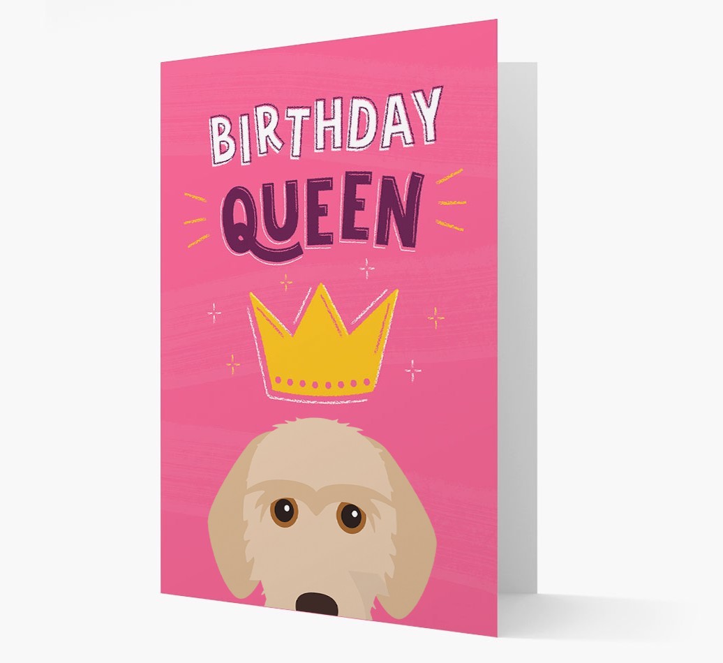 Birthday Queen: Personalised {breedFullName} Card