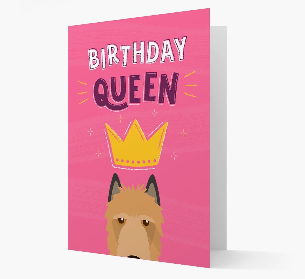 Birthday Queen: Personalised {breedFullName} Card