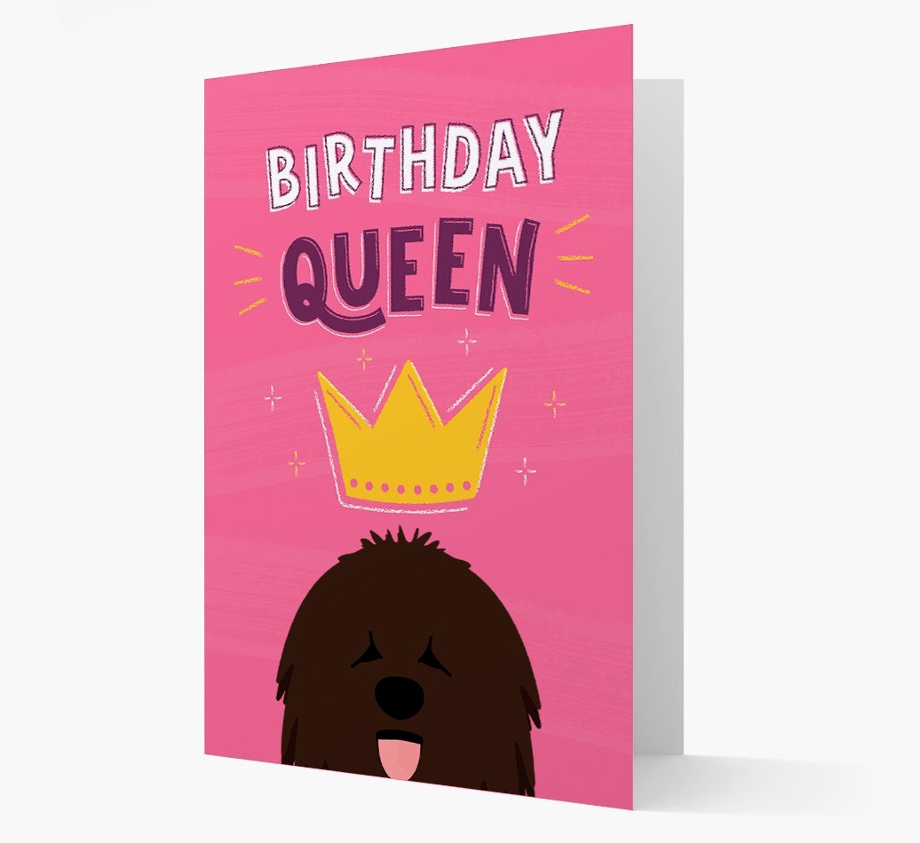 Birthday Queen: Personalised {breedFullName} Card