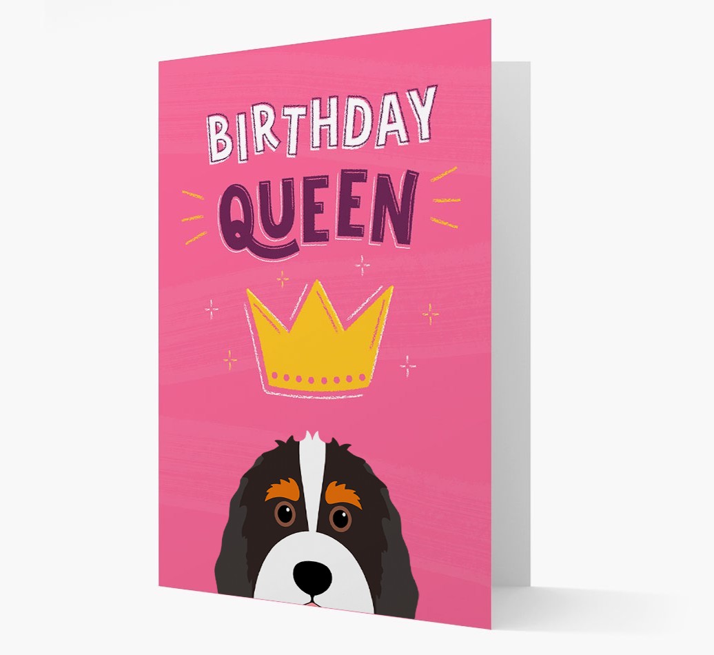 Birthday Queen: Personalised {breedFullName} Card