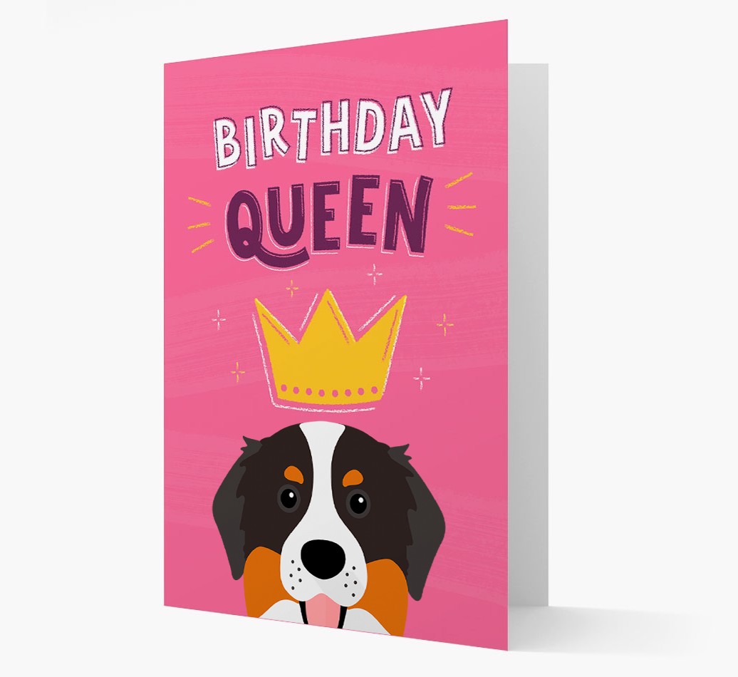 Birthday Queen: Personalised {breedFullName} Card