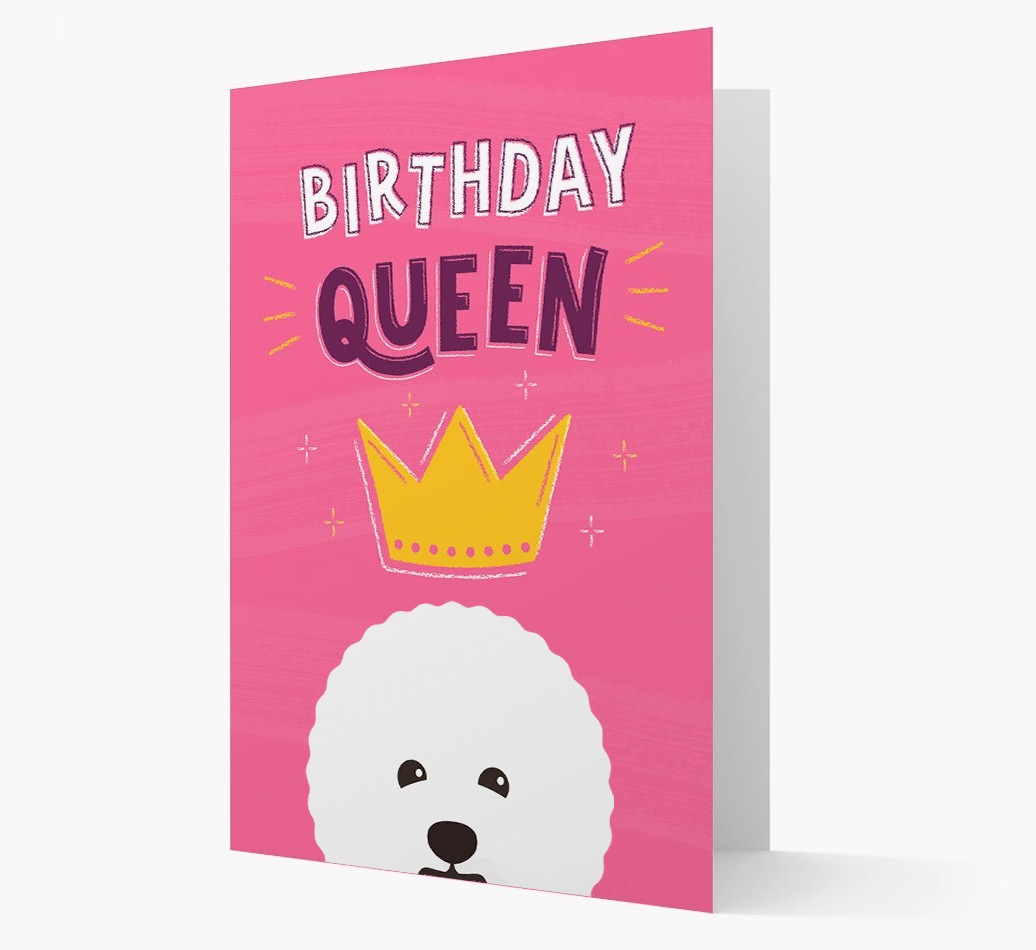 Birthday Queen: Personalised {breedFullName} Card