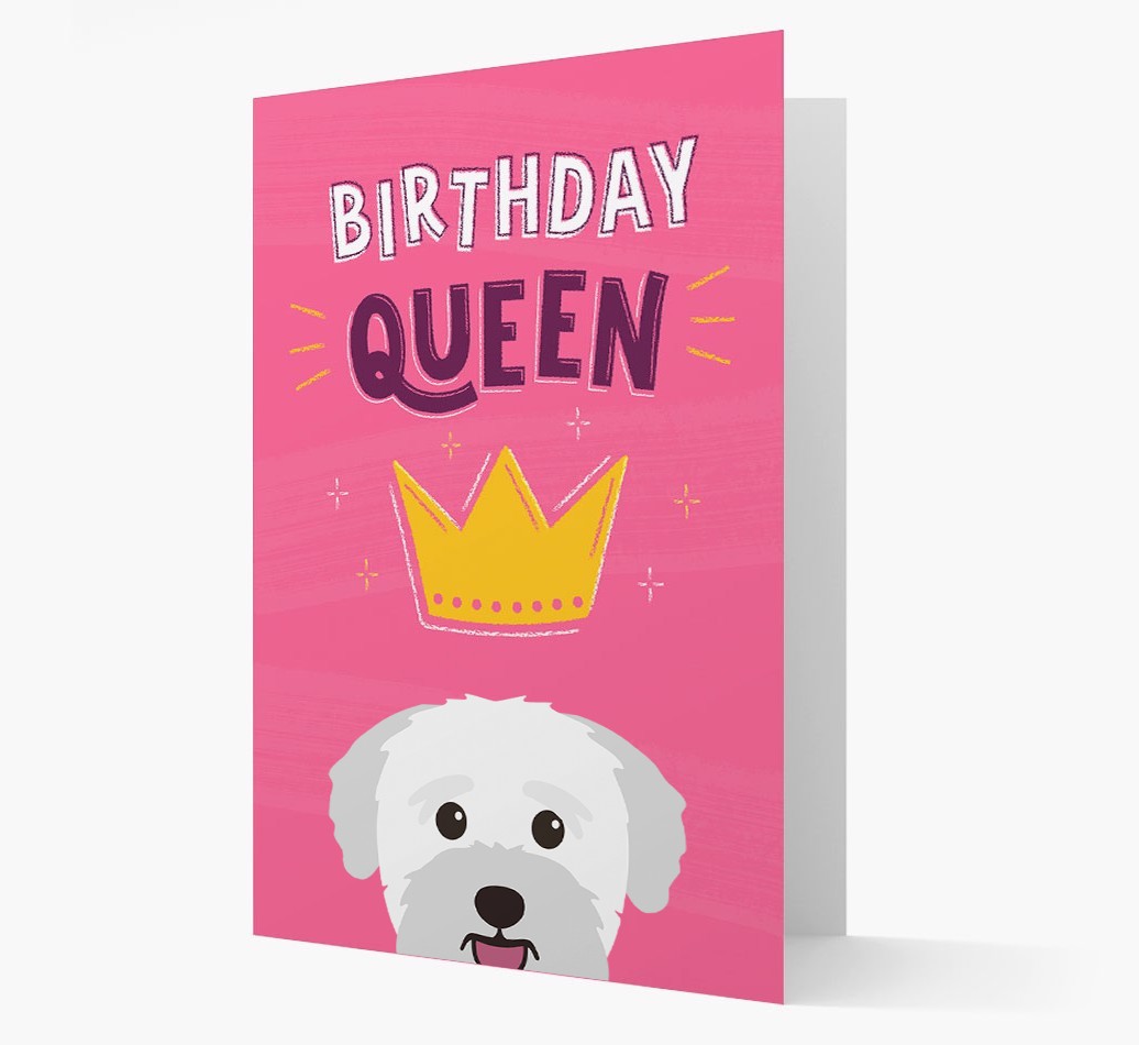 Birthday Queen: Personalised {breedFullName} Card