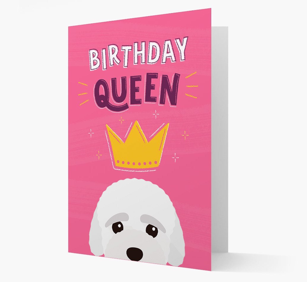 Birthday Queen: Personalised {breedFullName} Card