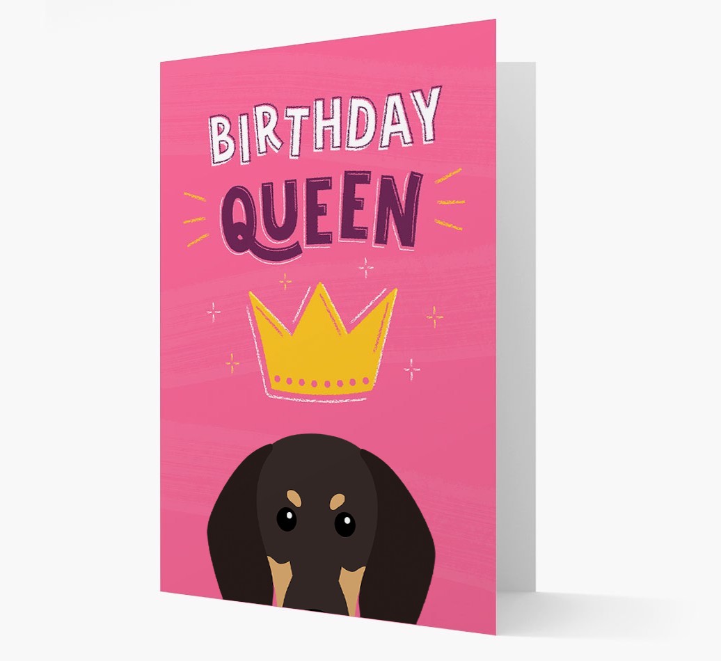Birthday Queen: Personalised {breedFullName} Card