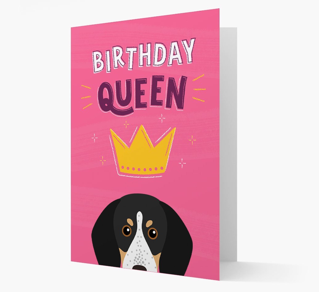 Birthday Queen: Personalised {breedFullName} Card