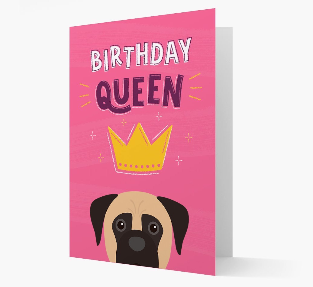Birthday Queen: Personalised {breedFullName} Card