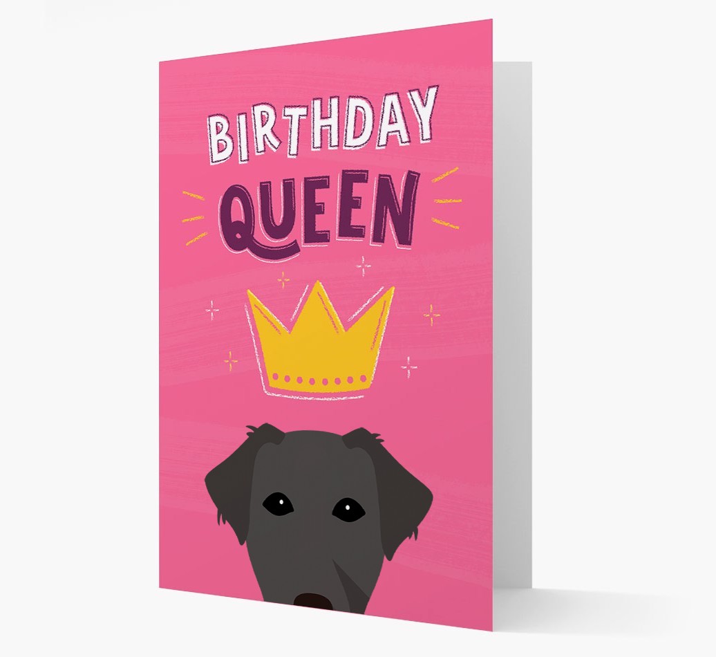 Birthday Queen: Personalised {breedFullName} Card