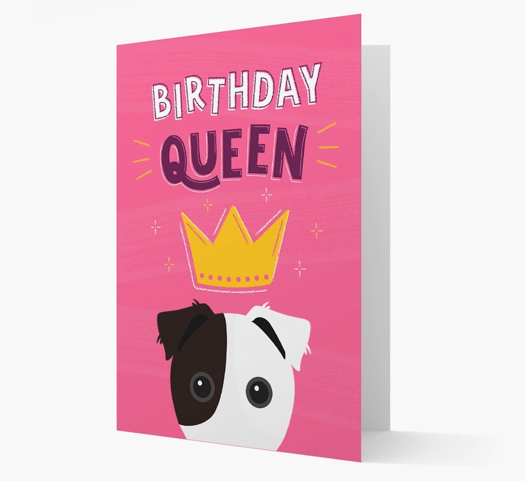 Birthday Queen: Personalised {breedFullName} Card