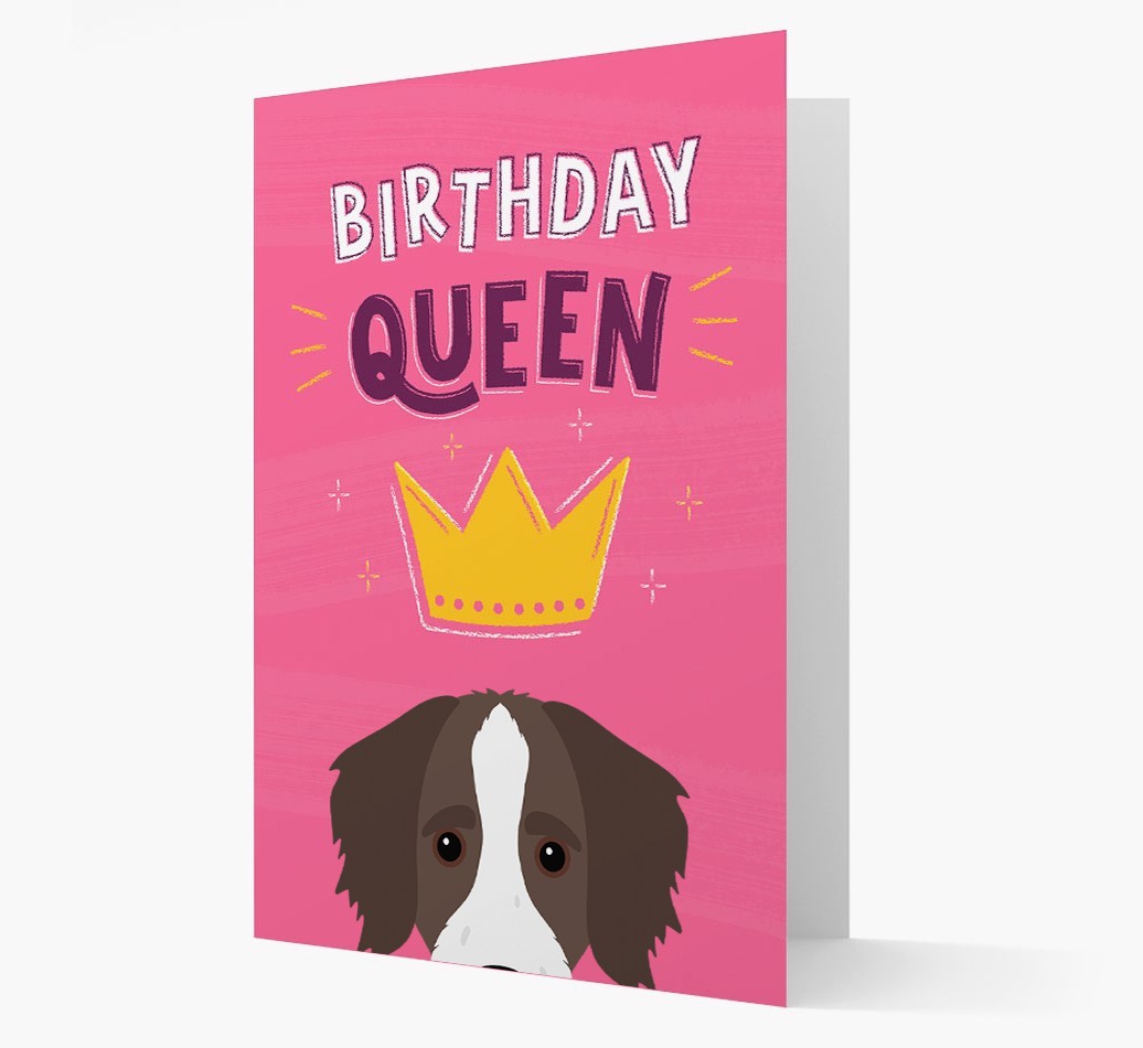 Birthday Queen: Personalised {breedFullName} Card