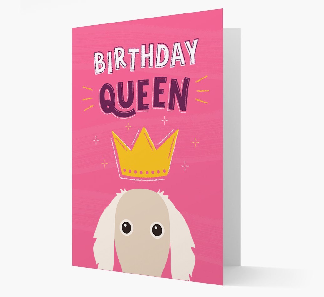 Birthday Queen: Personalised {breedFullName} Card