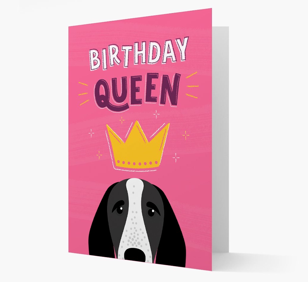Birthday Queen: Personalised {breedFullName} Card