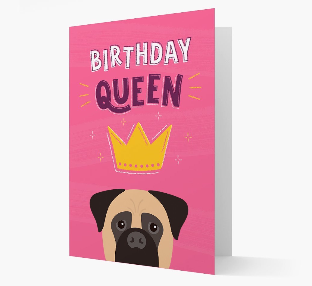 Birthday Queen: Personalised {breedFullName} Card