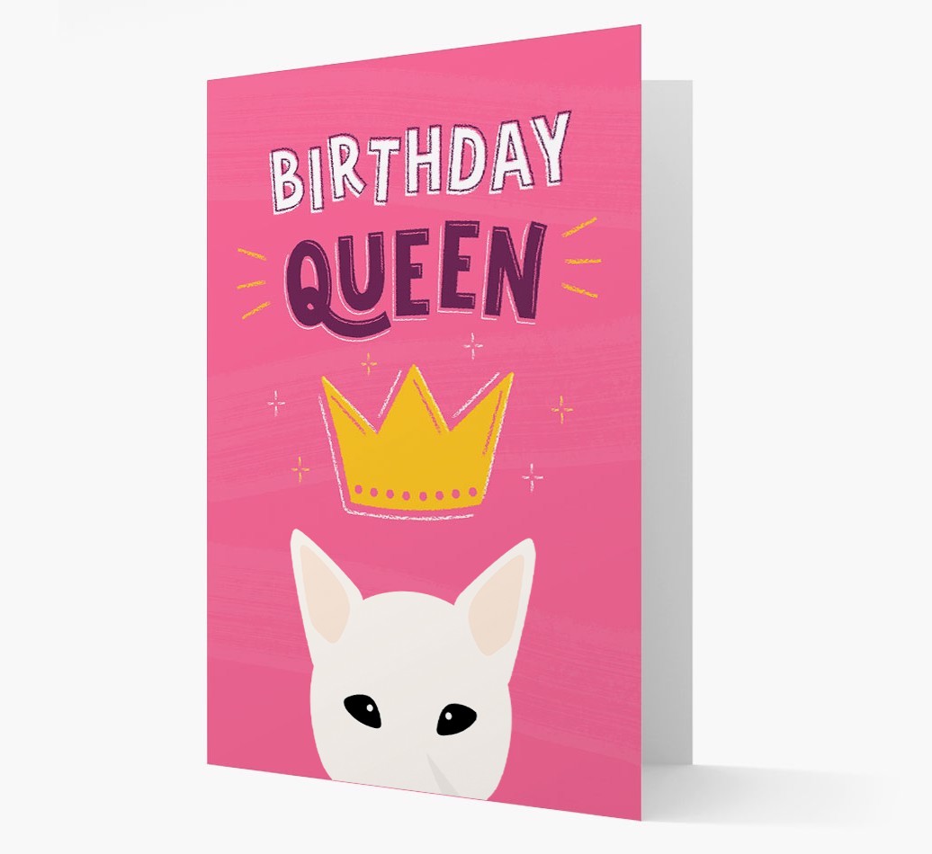 Birthday Queen: Personalised {breedFullName} Card