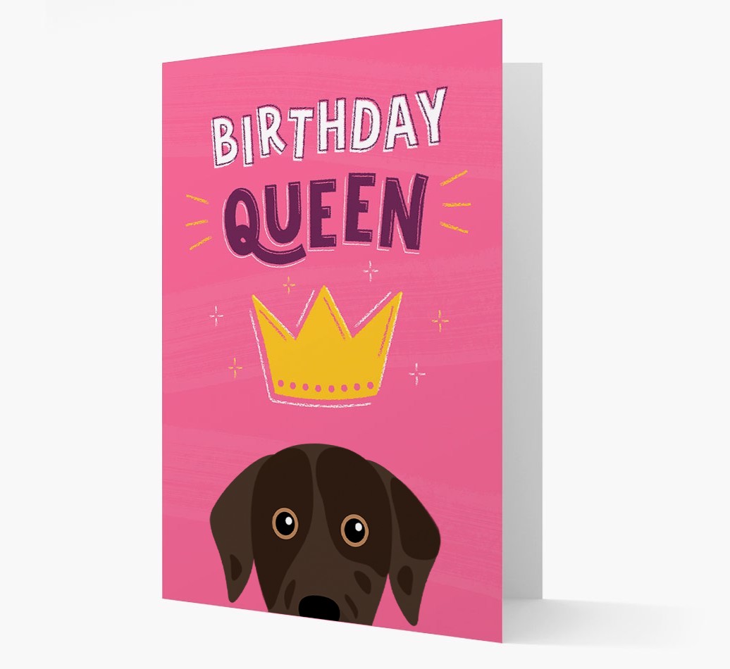 Birthday Queen: Personalised {breedFullName} Card