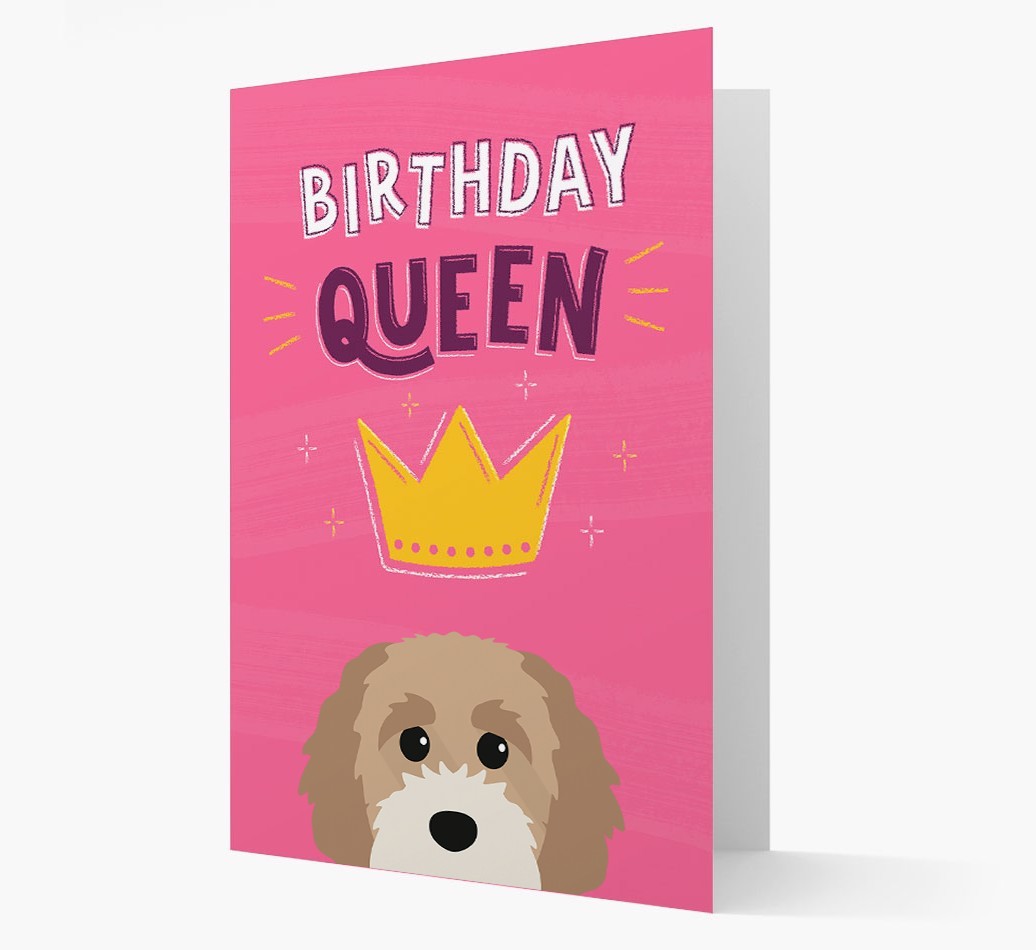 Birthday Queen: Personalised {breedFullName} Card