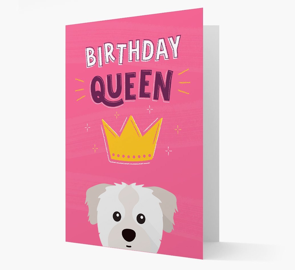 Birthday Queen: Personalised {breedFullName} Card