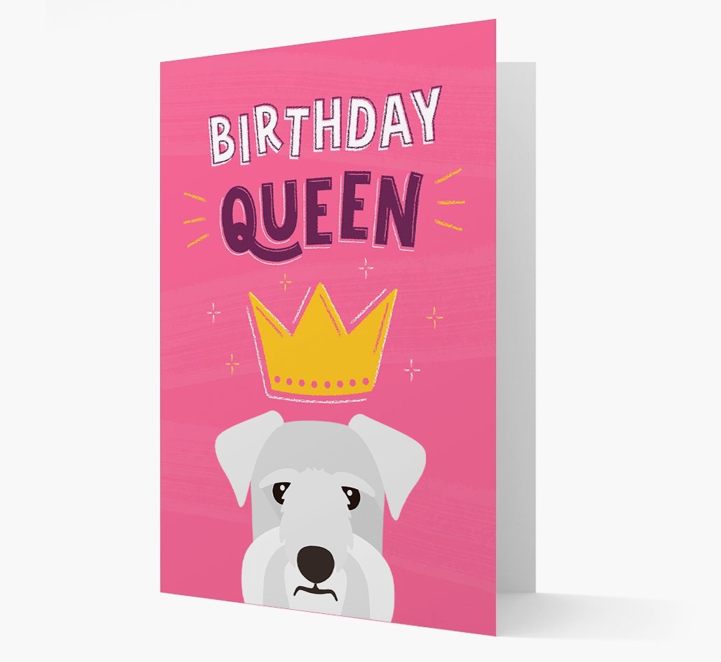 Birthday Queen: Personalised {breedFullName} Card