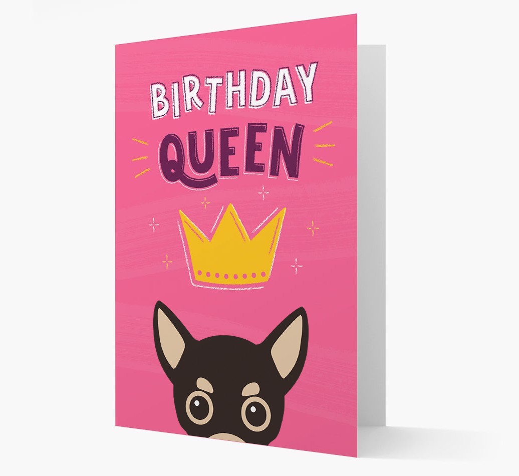Birthday Queen: Personalised {breedFullName} Card