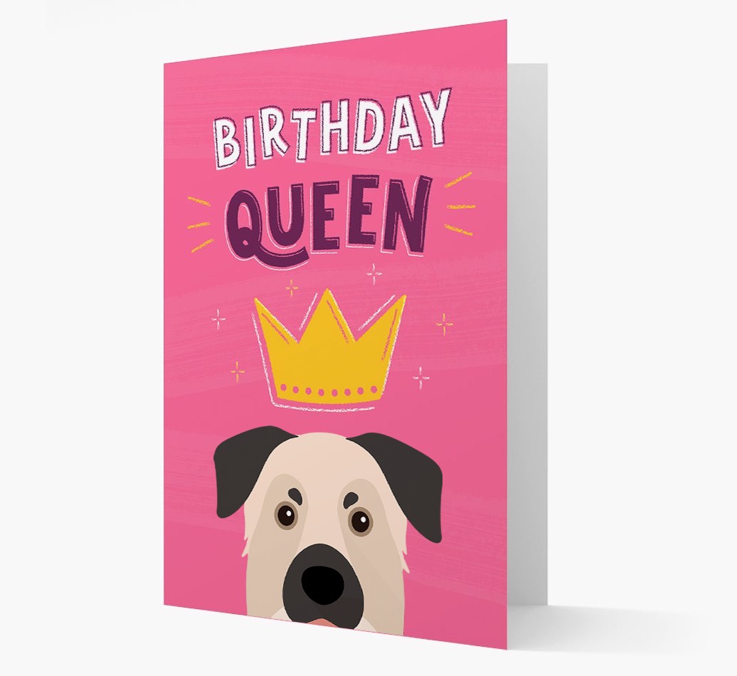 Birthday Queen: Personalised {breedFullName} Card