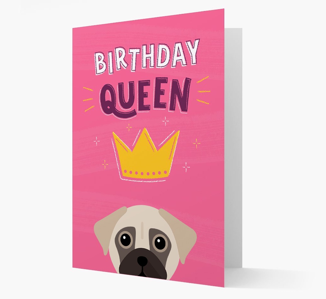 Birthday Queen: Personalised {breedFullName} Card