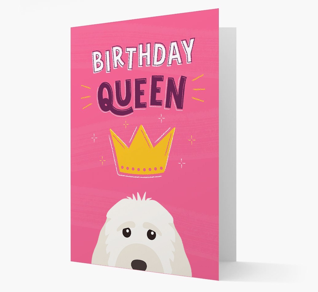 Birthday Queen: Personalised {breedFullName} Card