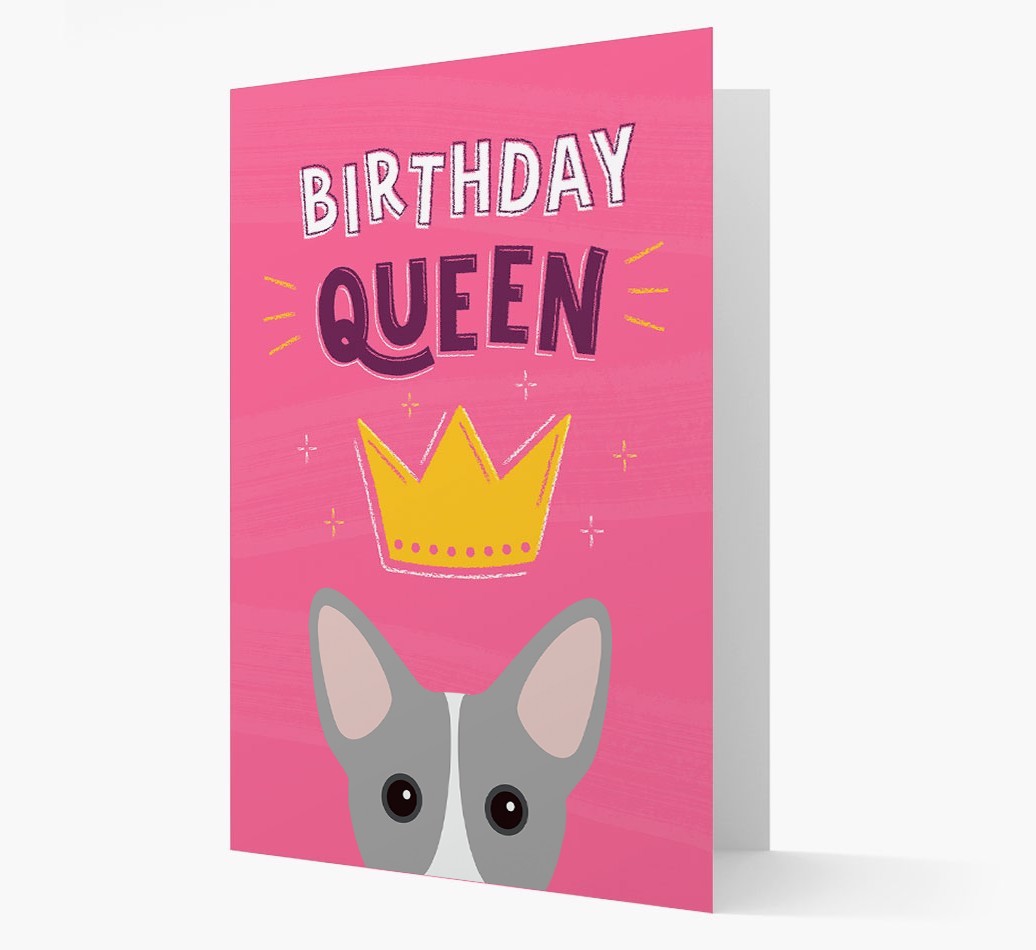 Birthday Queen: Personalised {breedFullName} Card