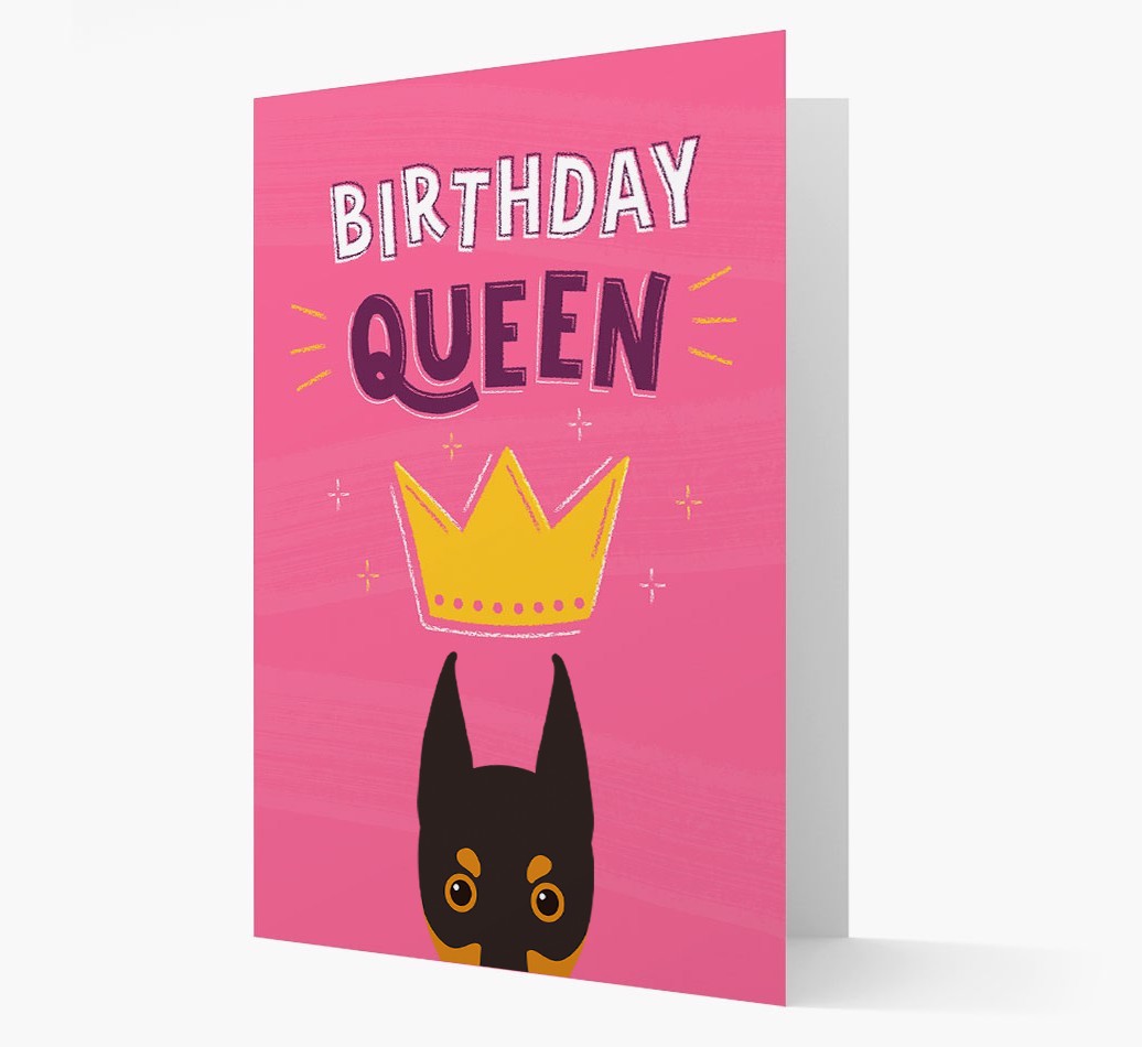 Birthday Queen: Personalised {breedFullName} Card
