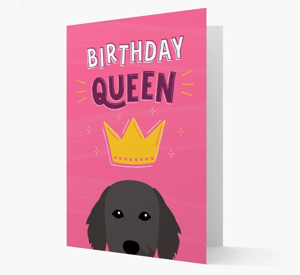 Birthday Queen: Personalised {breedFullName} Card