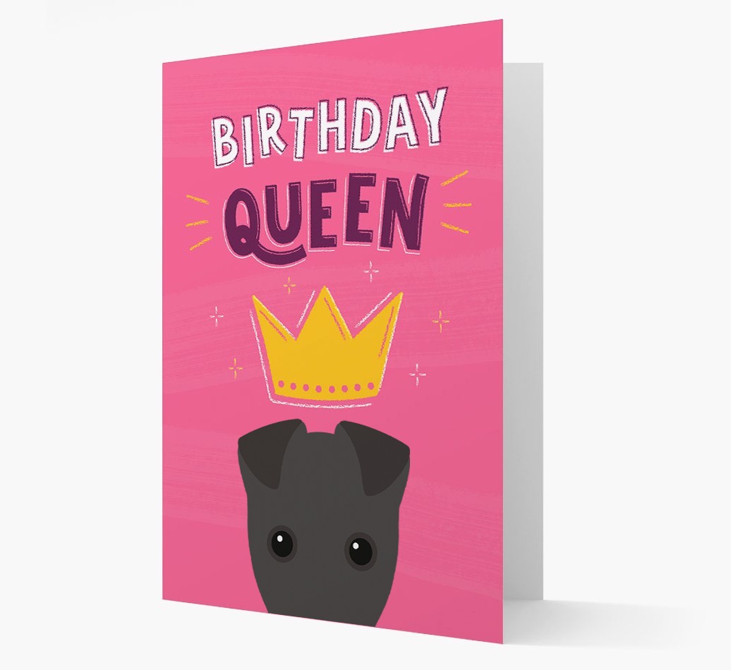 Birthday Queen: Personalised {breedFullName} Card