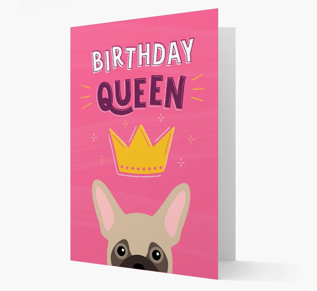 Birthday Queen: Personalised {breedFullName} Card