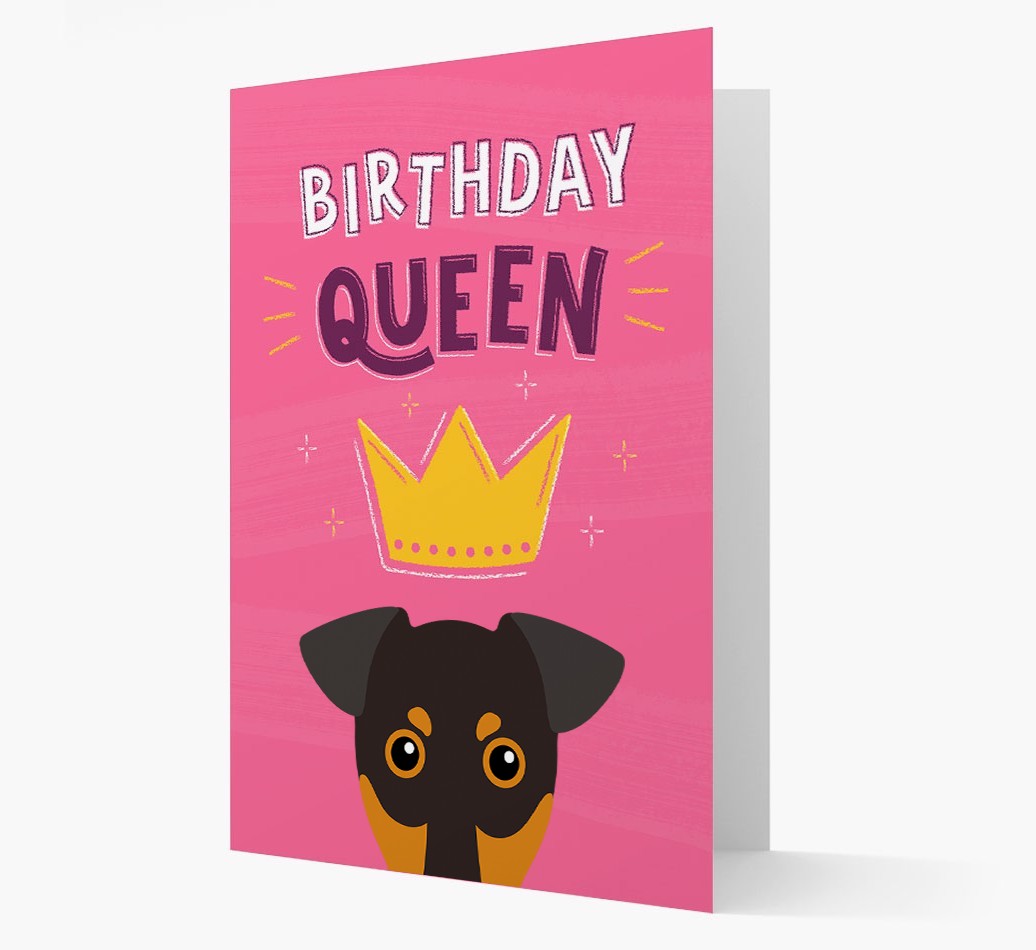 Birthday Queen: Personalised {breedFullName} Card