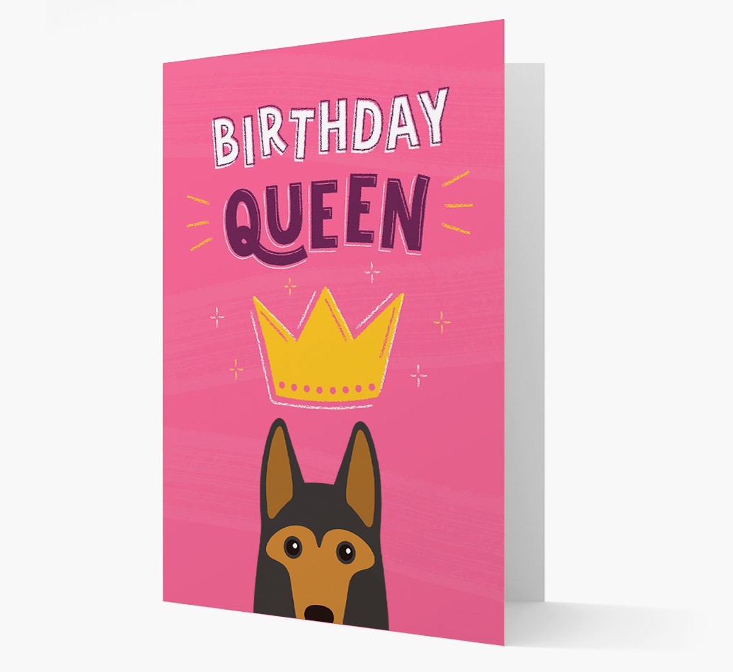 Birthday Queen: Personalised {breedFullName} Card