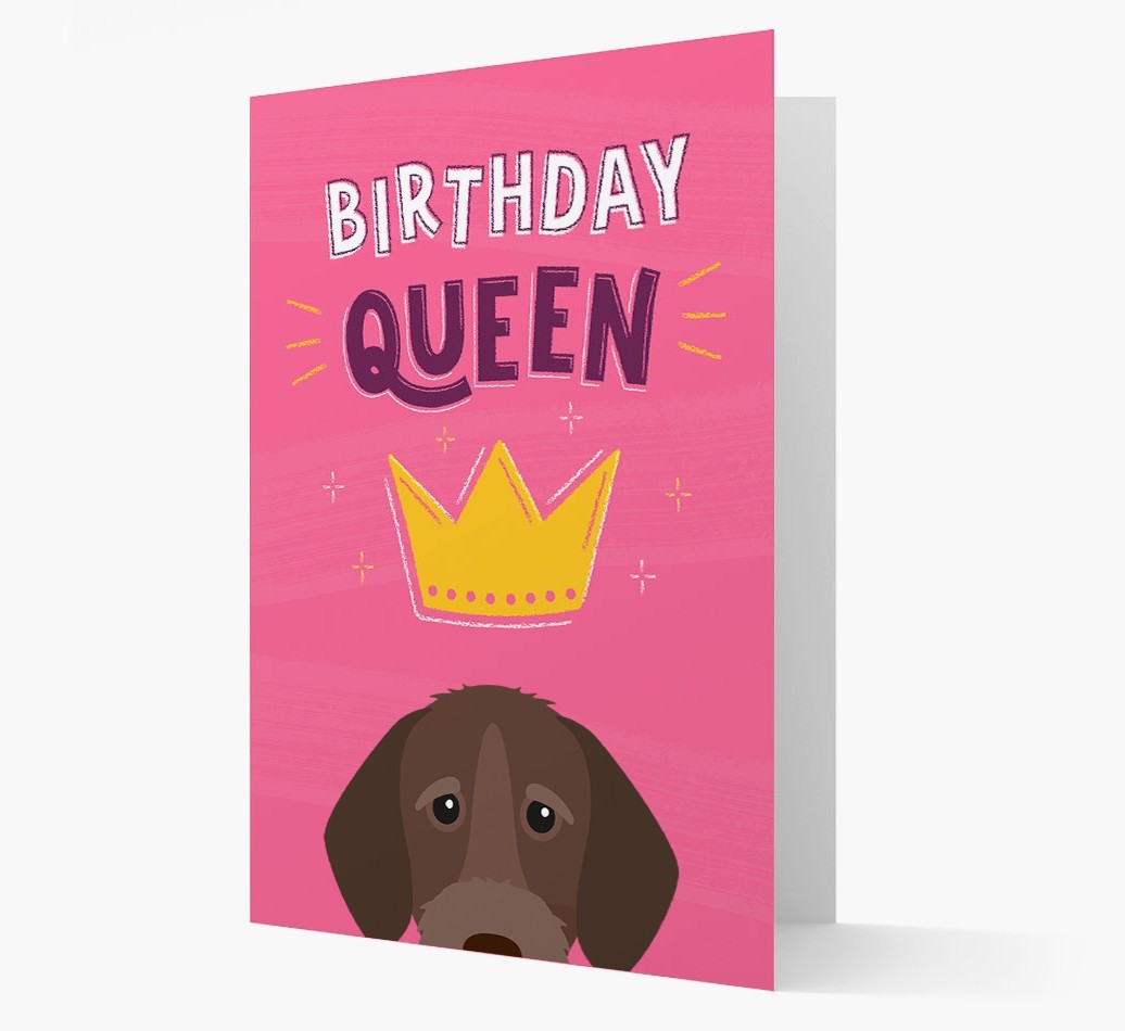 Birthday Queen: Personalised {breedFullName} Card
