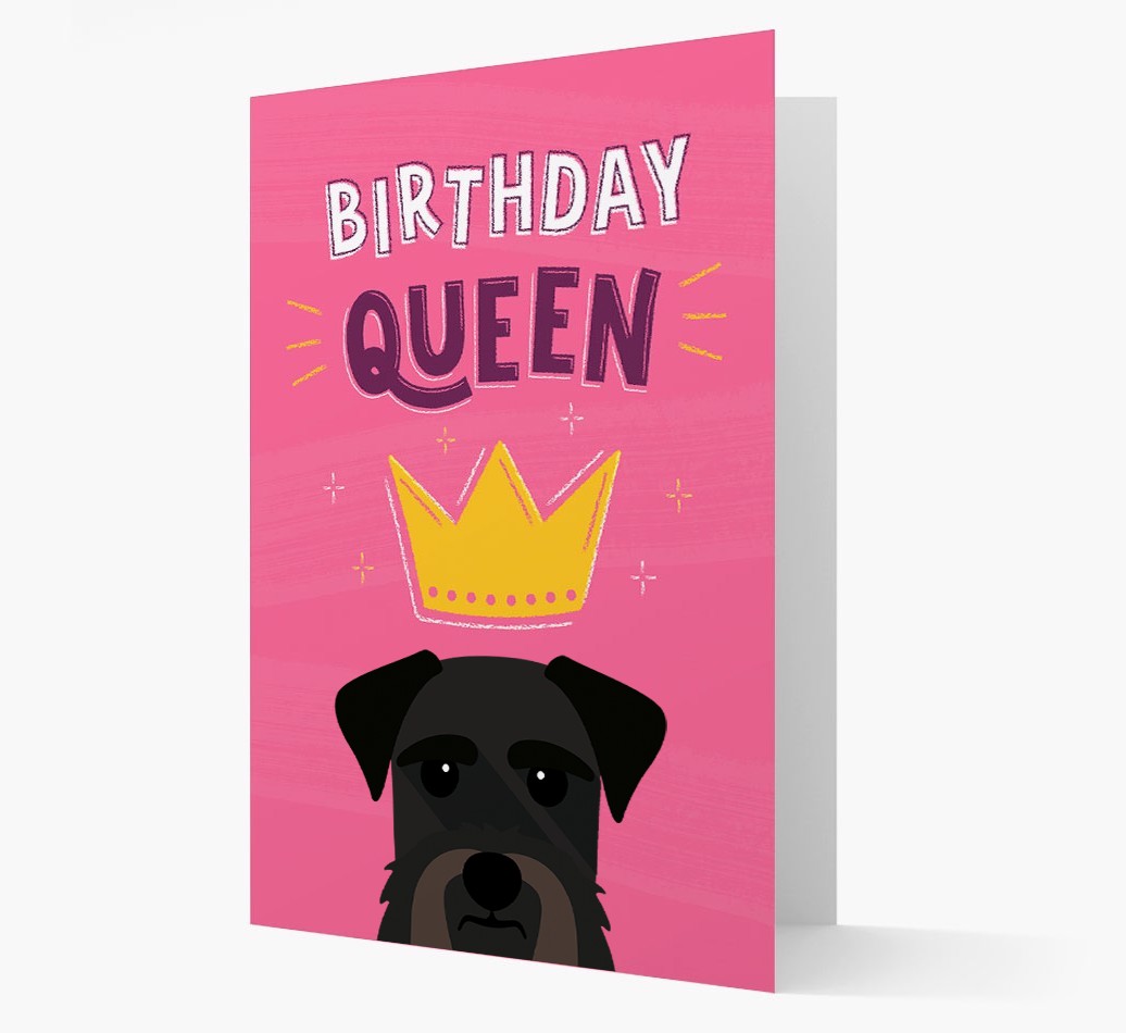 Birthday Queen: Personalised {breedFullName} Card