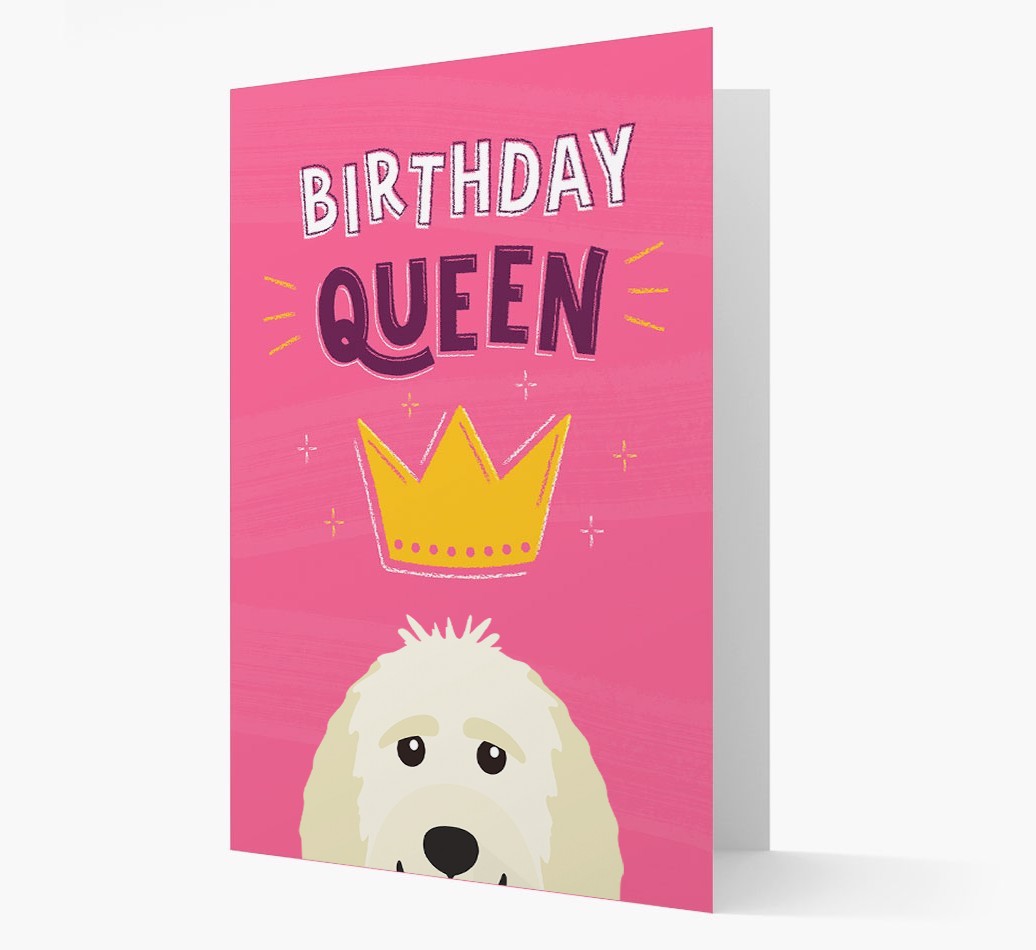 Birthday Queen: Personalised {breedFullName} Card