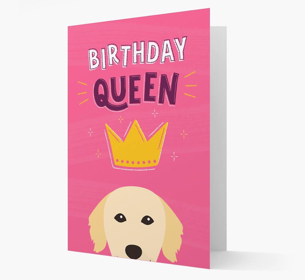 Birthday Queen: Personalized {breedFullName} Card