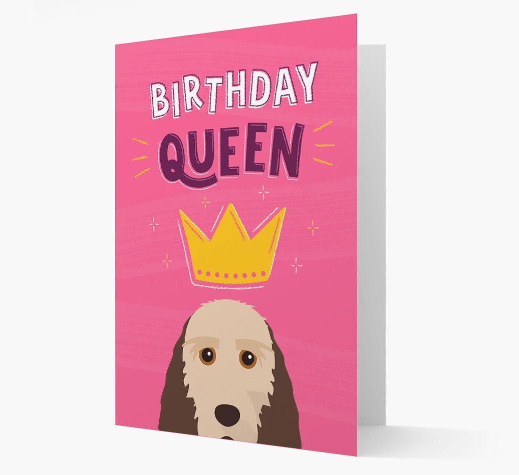 Birthday Queen: Personalised {breedFullName} Card