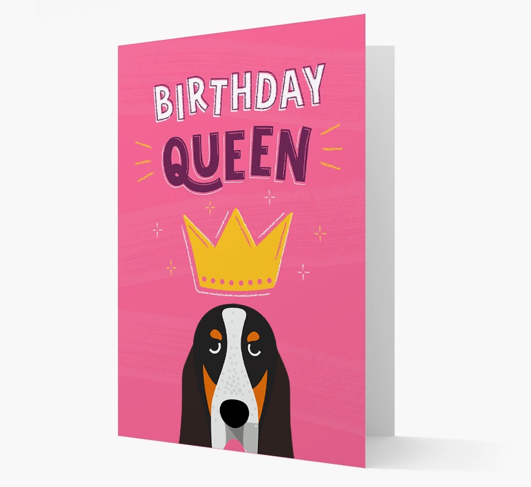 Birthday Queen: Personalised {breedFullName} Card