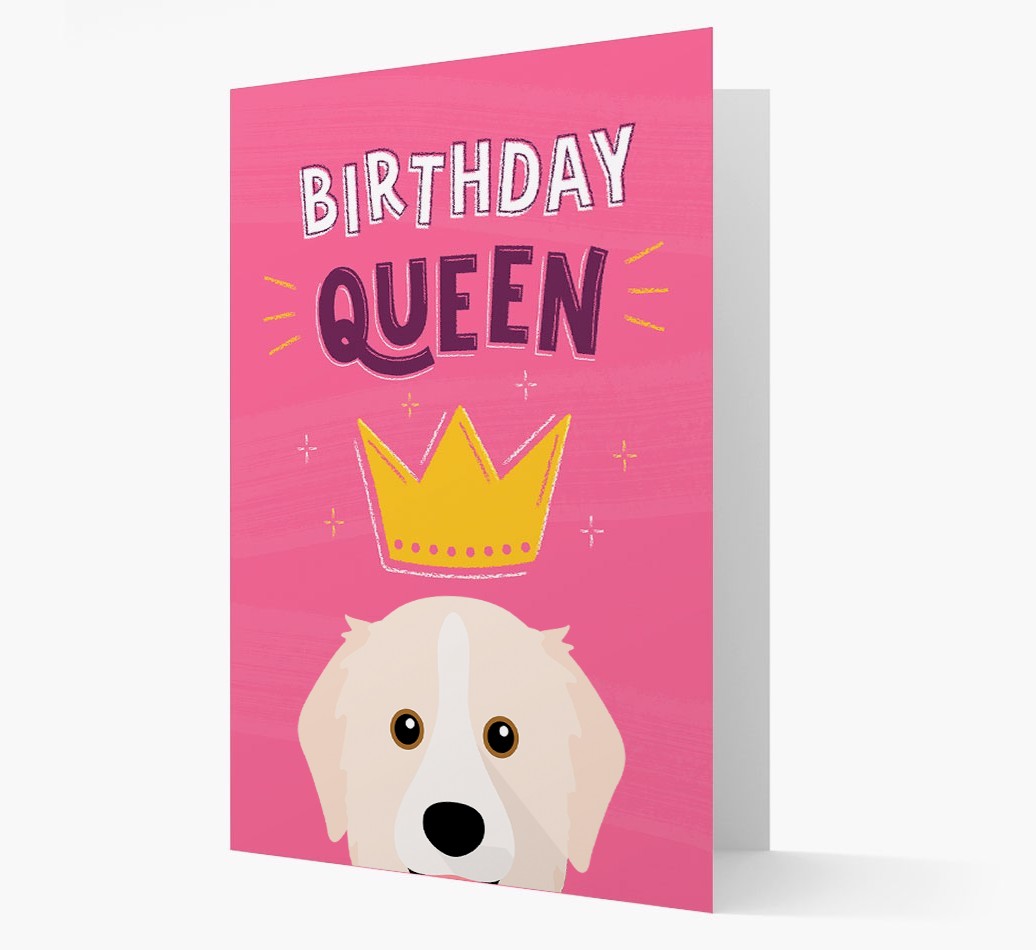 Birthday Queen: Personalised {breedFullName} Card