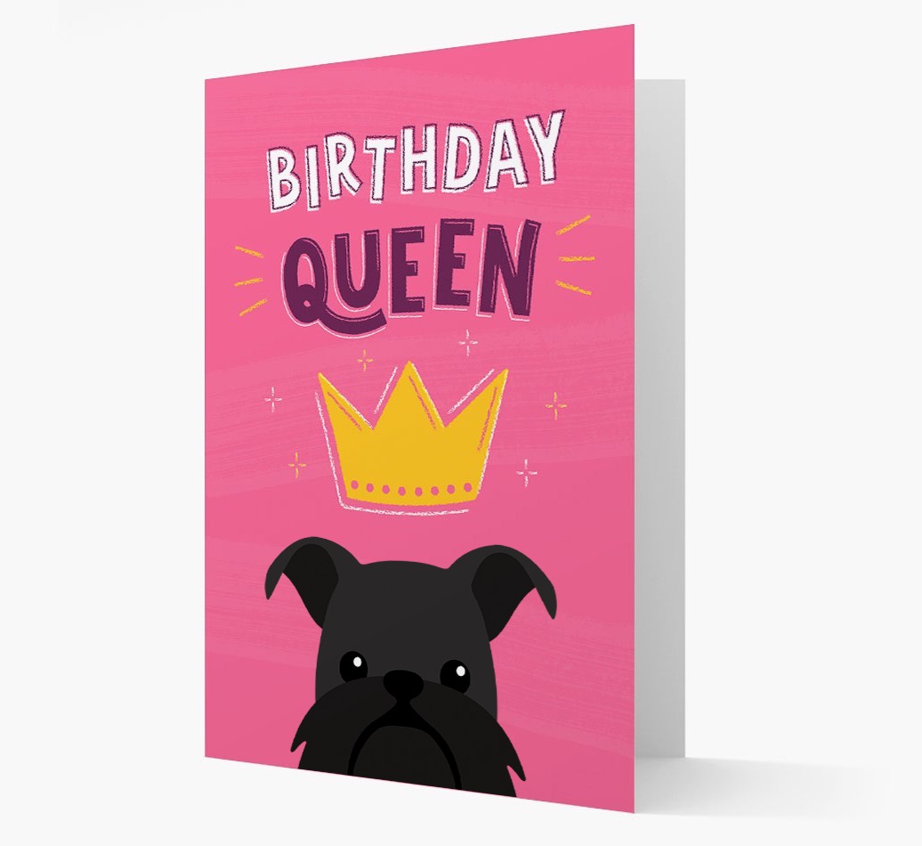 Birthday Queen: Personalised {breedFullName} Card