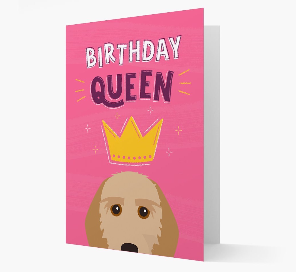 Birthday Queen: Personalised {breedFullName} Card