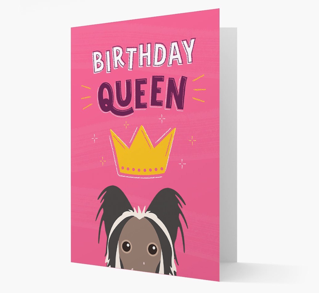 Birthday Queen: Personalised {breedFullName} Card