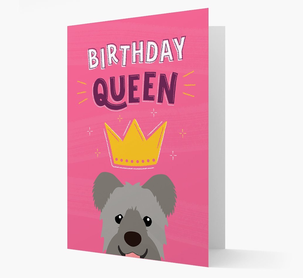 Birthday Queen: Personalised {breedFullName} Card