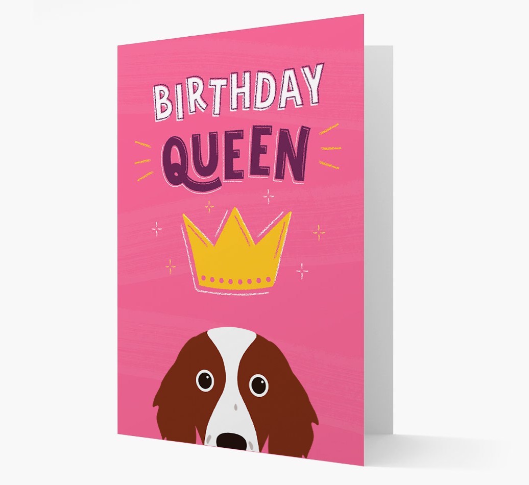 Birthday Queen: Personalised {breedFullName} Card