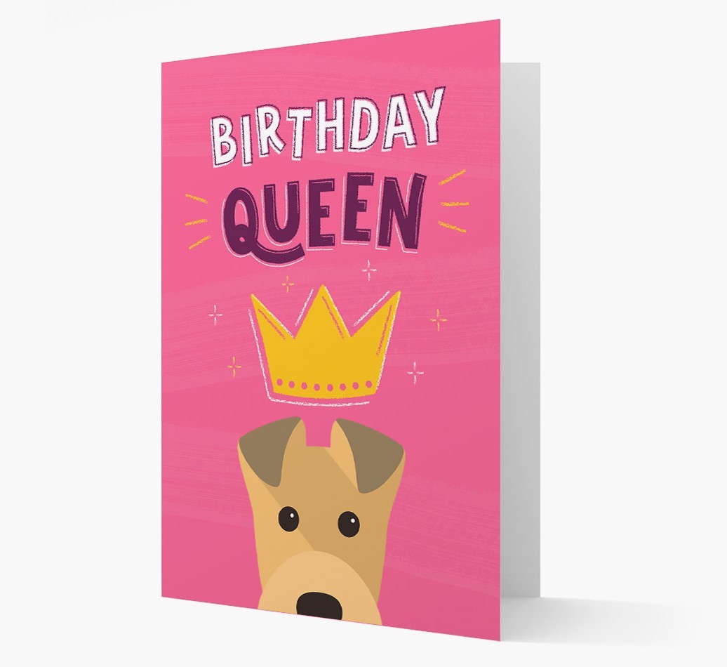 Birthday Queen: Personalised {breedFullName} Card